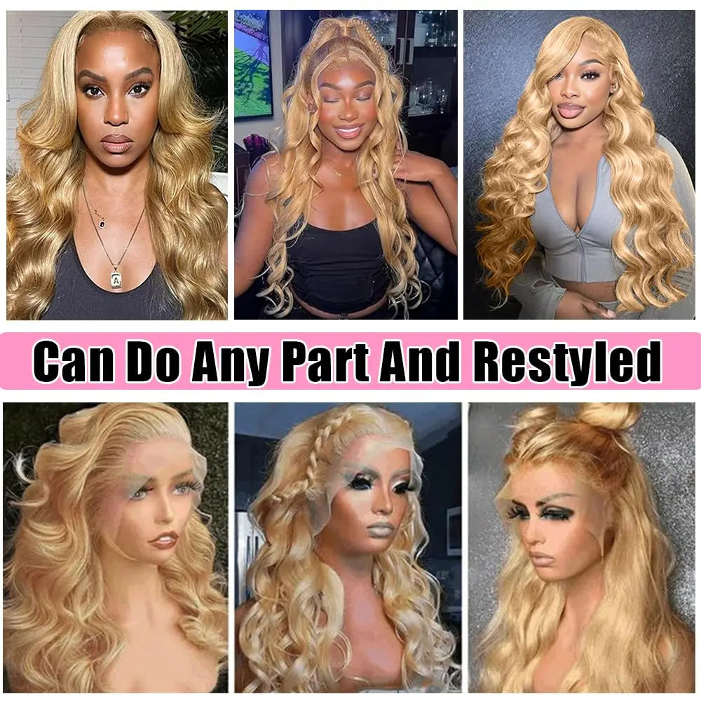 Smilegirl Body Wave Human Hair Wig With HD Lace Frontal