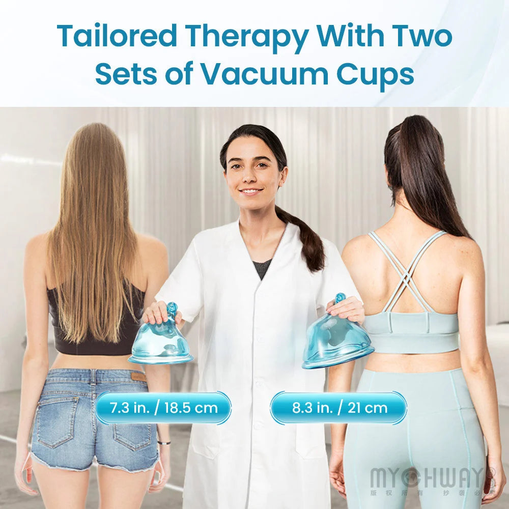 mychway Butt Lifting Machine Strong Suction 73kPa Large Vacuum Cups for Professional Use Vacuum Therapy Machine Buttocks Lifter