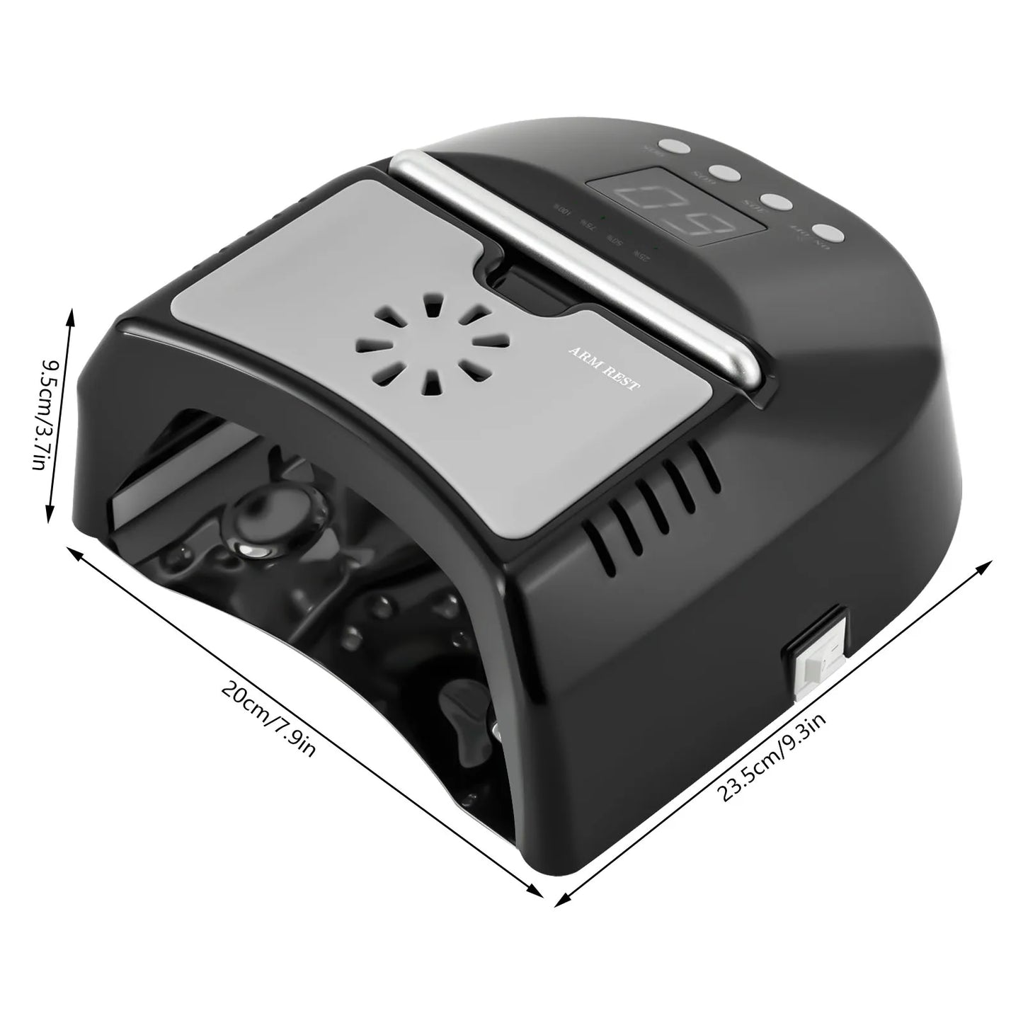 Nail Dryer Rechargeable 72W 24Bead UV LED Nail Lamp Pro