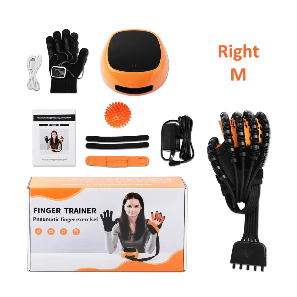 Electric Stroke Rehabilitation Robot Gloves Hemiplegia Cerebral Infarction Training Equipment Finger Exercise Trainer Recovery