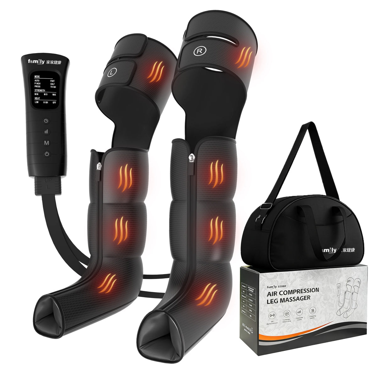 Heated Compression Leg Massager For Pain Relief And Better Circulation