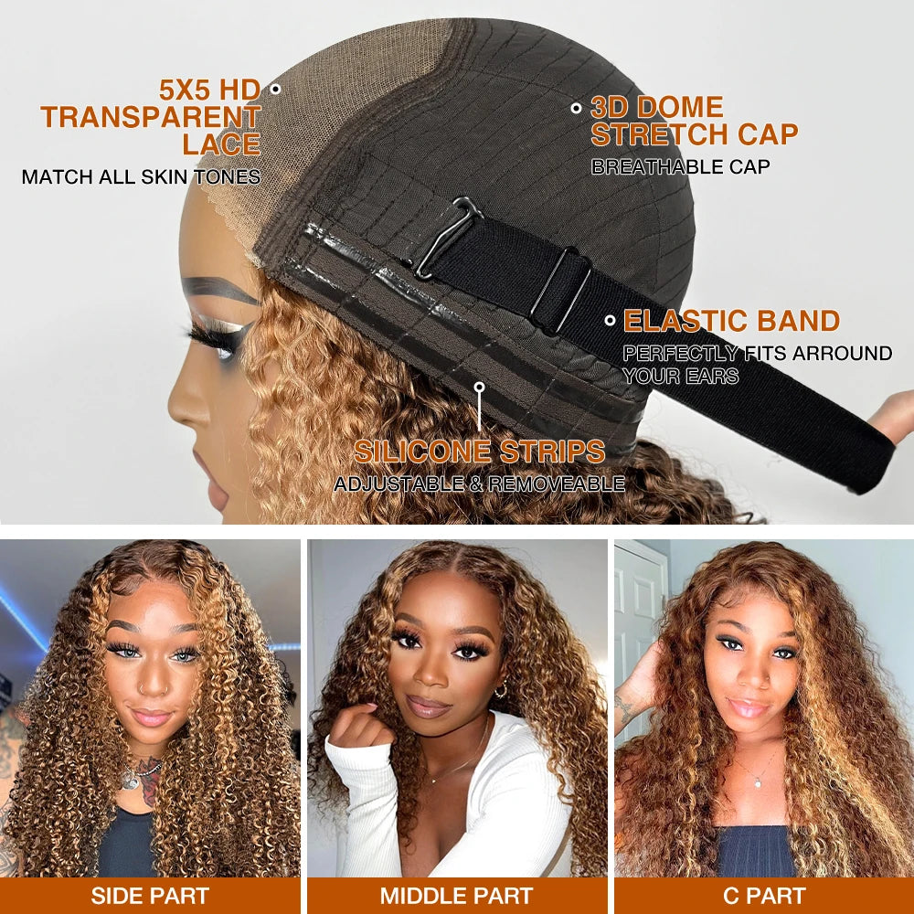Inksoda Swiss Lace Front Wig Brazilian Human Hair Glueless