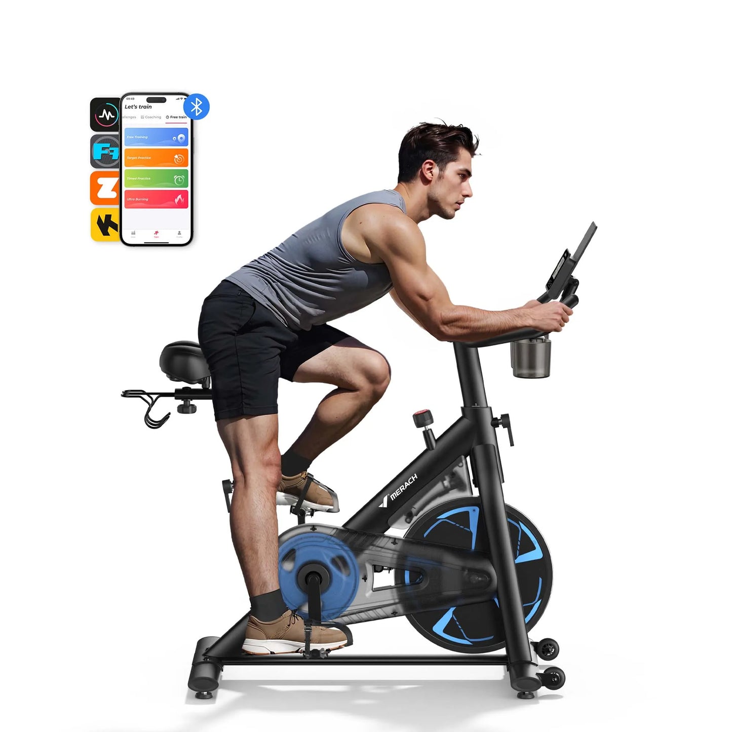 Merach S36 Magnetic Indoor Exercise Bike With App Connectivity