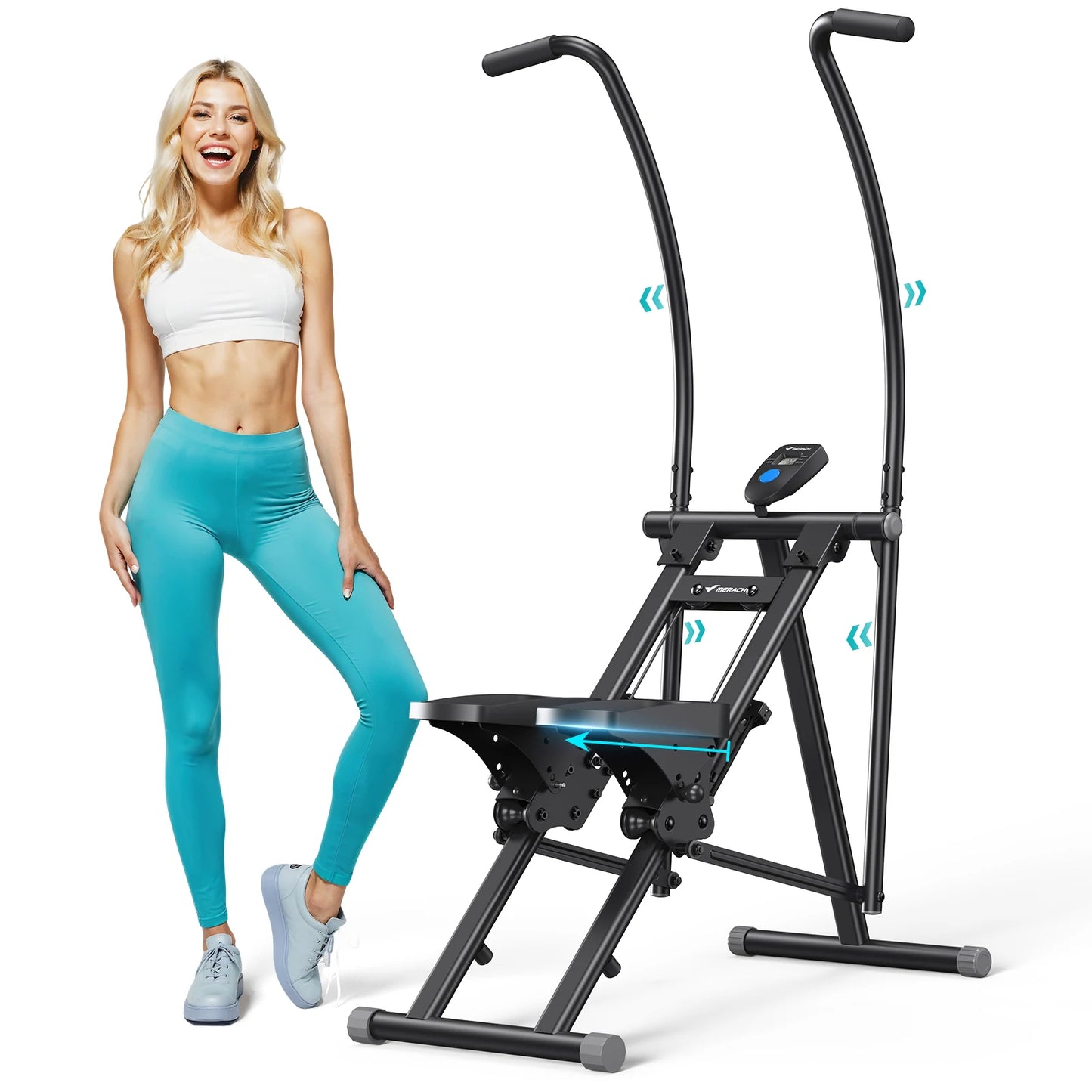 MERACH Stair Stepper Home Gym Full-Body Workout Folding Climber