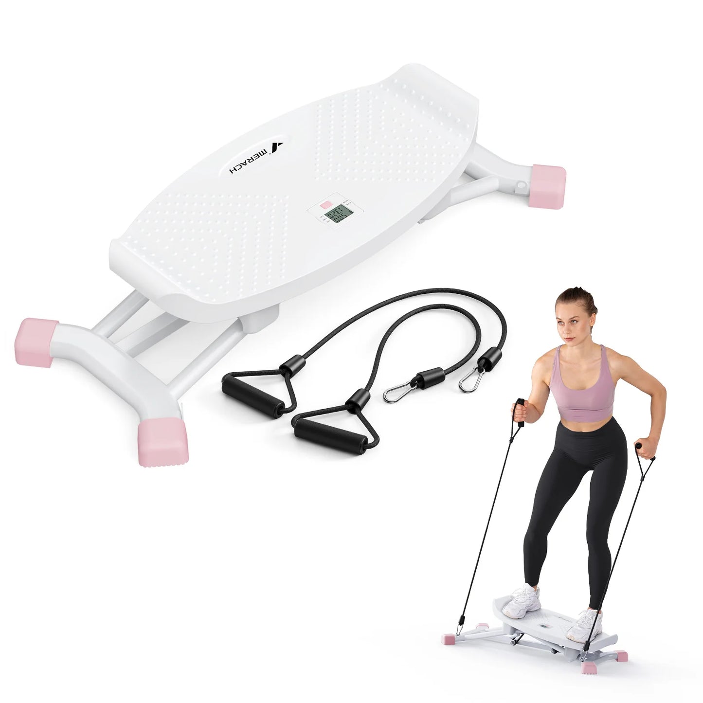 MERACH Ski Machine Full Body Cardio Trainer For Home Fitness