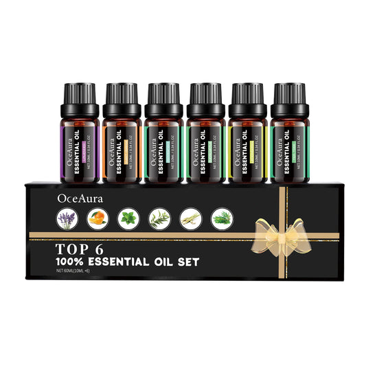 Oceaura Aromatherapy Essential Oil Set for Massage Plant-Based Body Oil to Smooth Skin Relieve Fatigue Moisturize And Relax