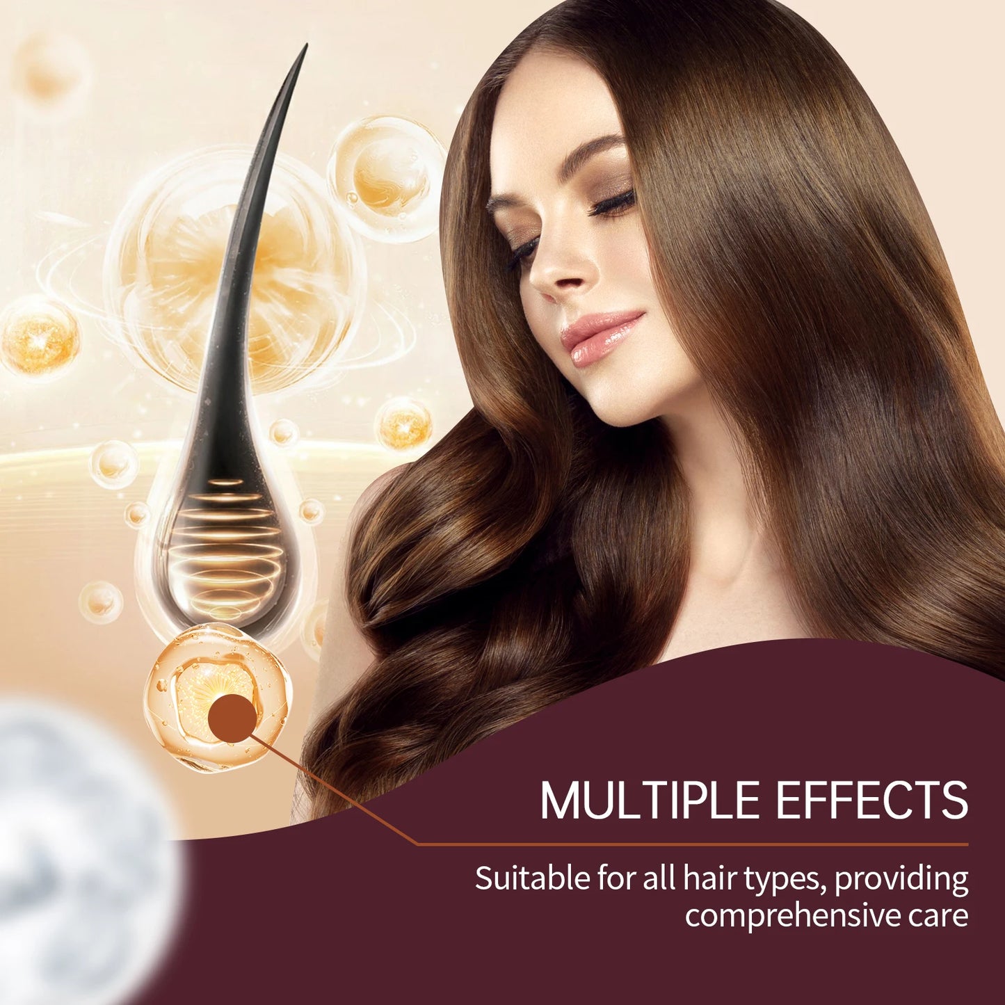 EELHOE 100ml Batana Oils Shampoo Strengthening Lasting Effect Easy Coloring Nourish Scalp Non-irritating Cover Gray White Hair