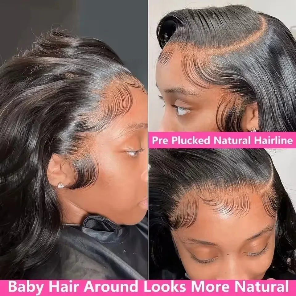 40 44 Inch Hd Body Wave Lace Front Wig Pre Plucked 13x4 13x6 Loose Wave Lace Frontal Wig 100% Human Hair Wigs On Clearance Sale