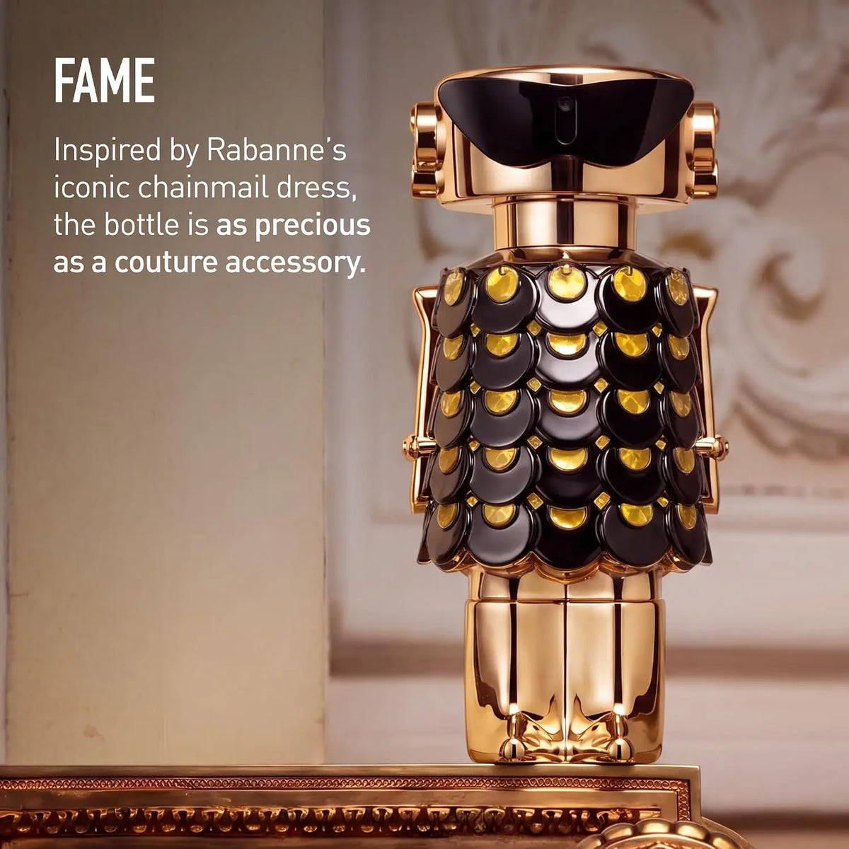 Rabanne Fame Parfum Spray – Playful Fruity Floral & Creamy Incense Scent, Mango, Jasmine & Vanilla, Long-Lasting Luxury Fragrance, Perfect Gift, 2.7 fl oz / 80 ml