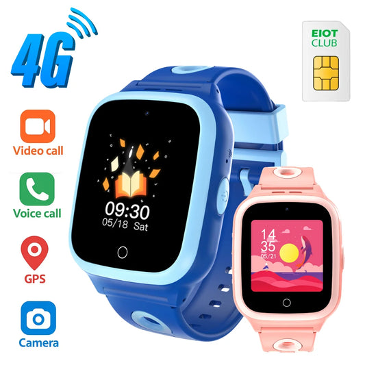 Kids 4G GPS Smartwatch With Video Calling And Class Mode