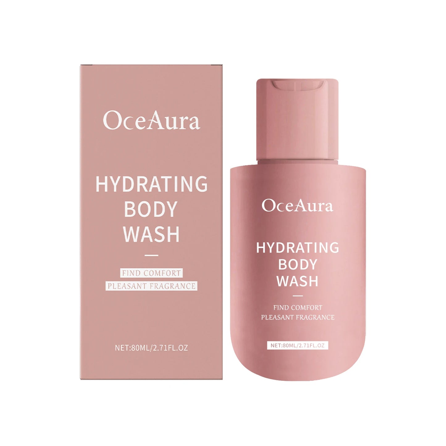 Oceaura 80ml Soothing Body Bathing Lotion Lasting Fresh Fragrance Moisturizing Exfoliate Body Wash Oil Control Clean Dirt Lotion