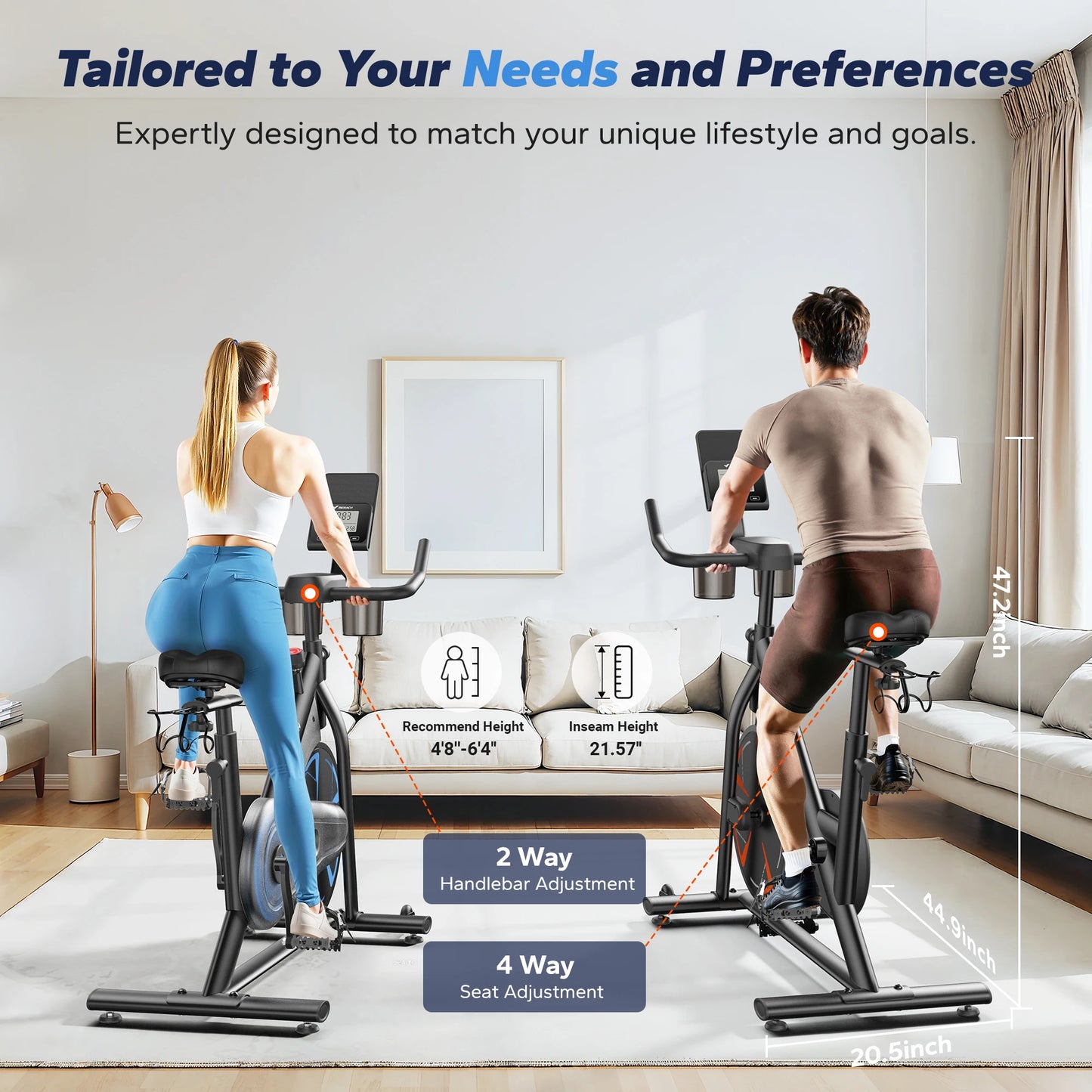 Merach S36 Magnetic Indoor Exercise Bike With App Connectivity