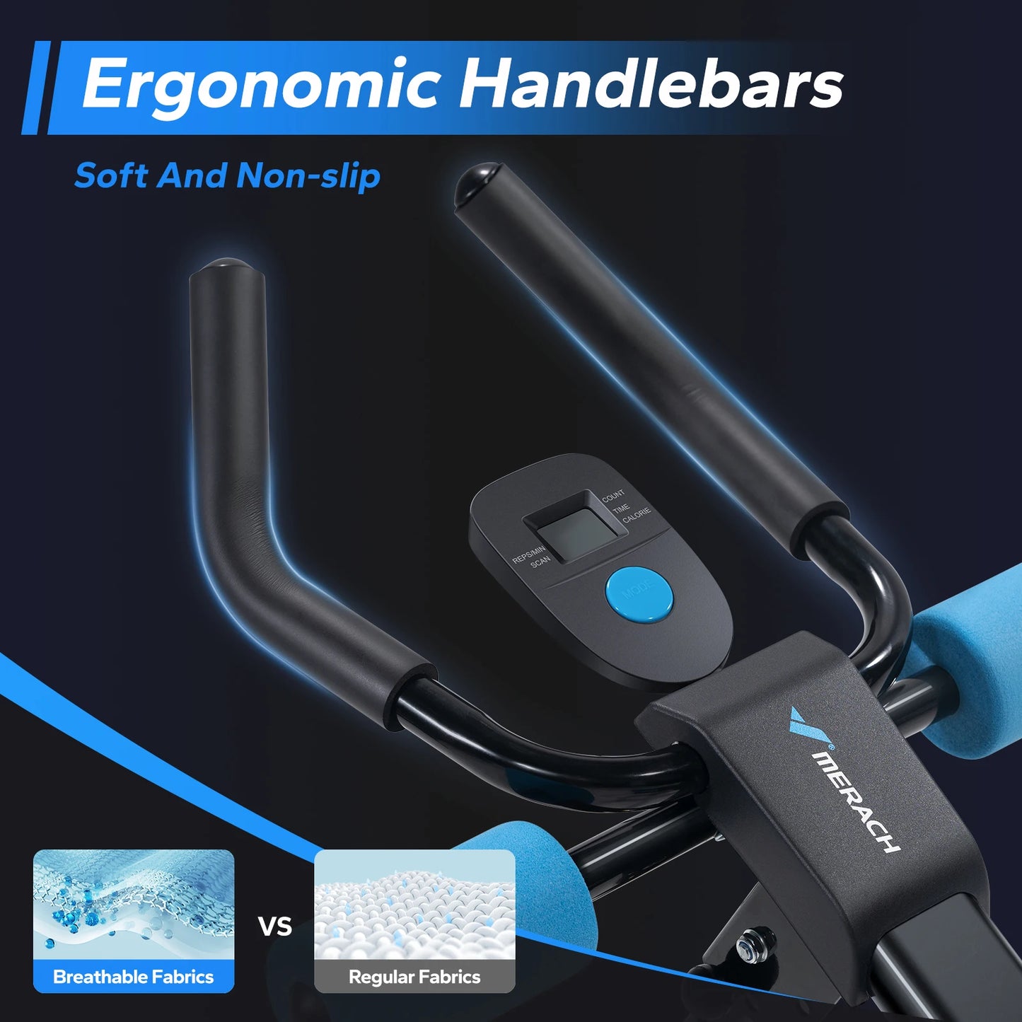 MERACH Ab Machine Adjustable Trainer Foldable Core Exercise System