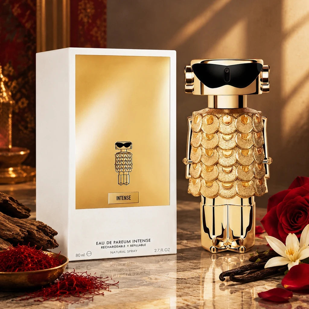New Fame Intense by Paco Rabanne Eau De Parfum Spray 2.7 oz for Women Long-lasting Arabian Luxury Fragrance Ideal Gift Choice