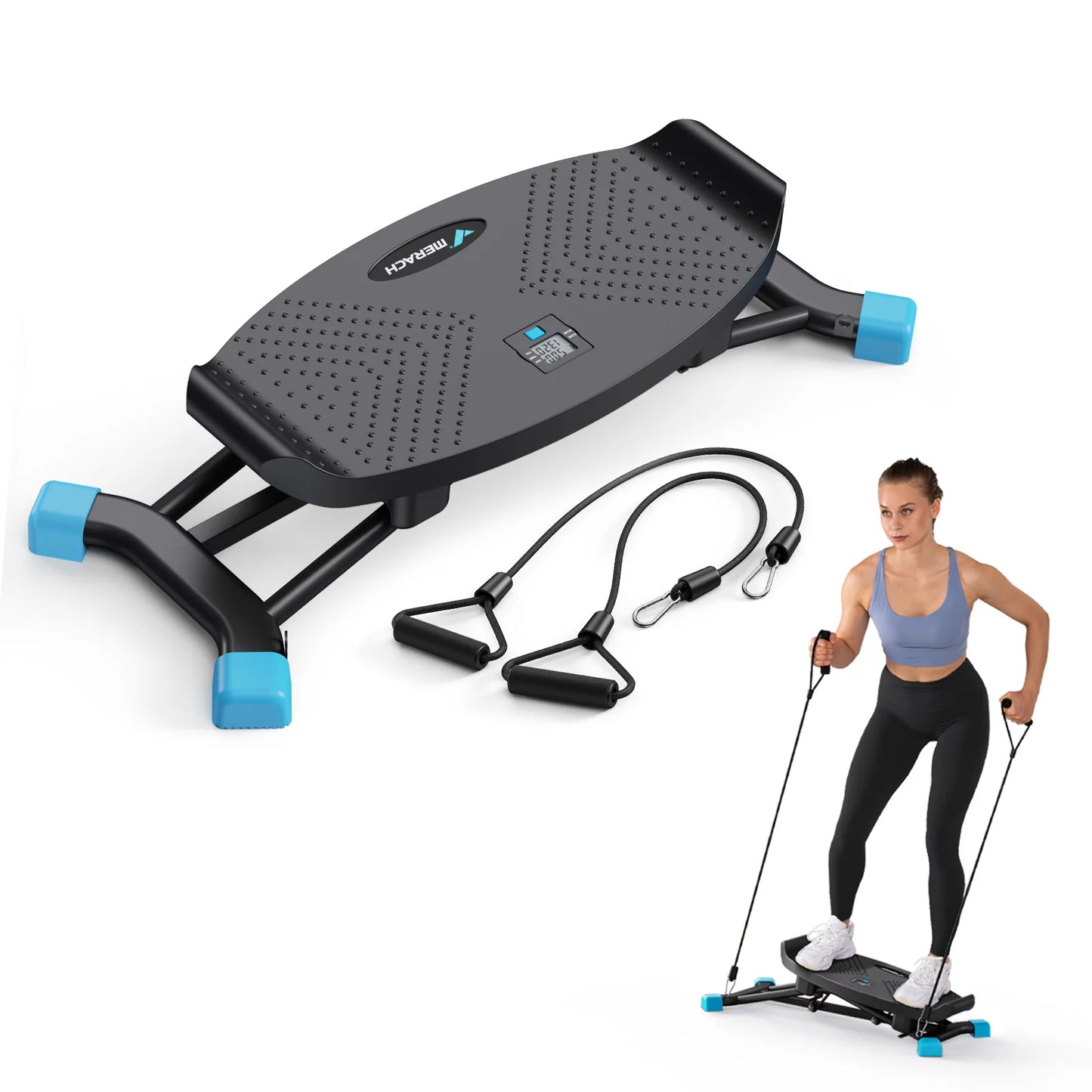 MERACH Ski Machine Full Body Cardio Trainer For Home Fitness