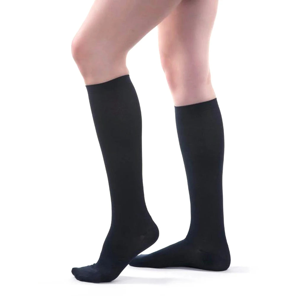 Compression Socks 30-40 mmHg Women Men,Firm Support Graduated Varicose Veins Hosiery for Edema, Swelling, Pregnancy, Recovery