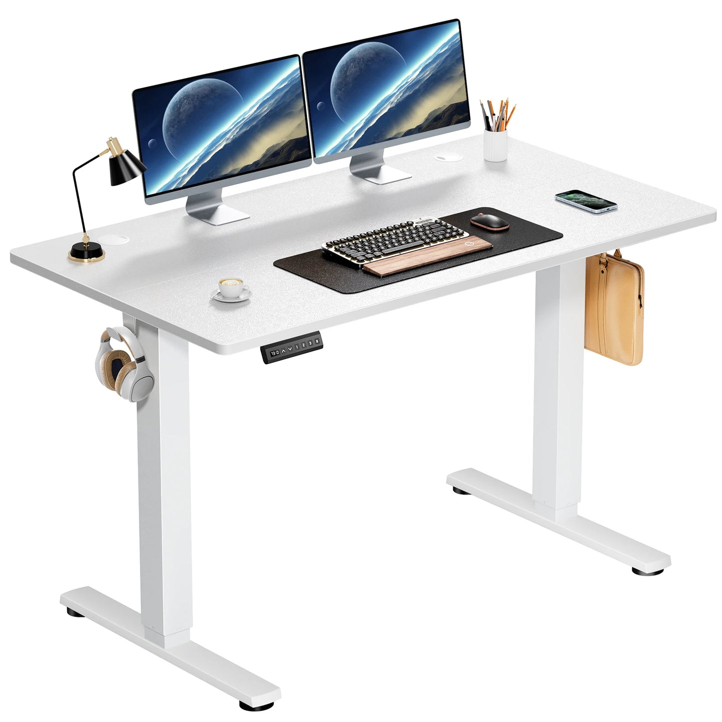 JHK Electric Height Adjustable Standing Desk Sit Stand Workstation