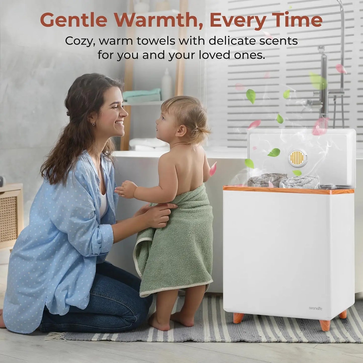 WiFi Luxury Towel Warmer with Auto Shut-Off, Fits Large Towels and Blankets - Perfect Gift for Home Spa