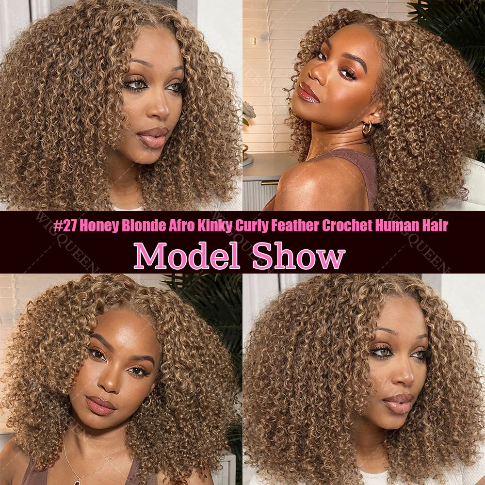 Wig Queen Human Hair Curly Crochet Bulk Extensions For Braiding