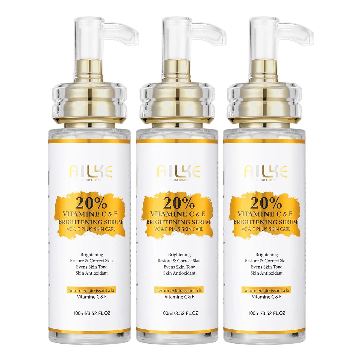 AILKE Vitamin C Brightening Body Lotion, Anti-Wrinkle, Skin Firming, Even Skin Tone Body Cream,With Hyaluronic Acid, Shea Butter