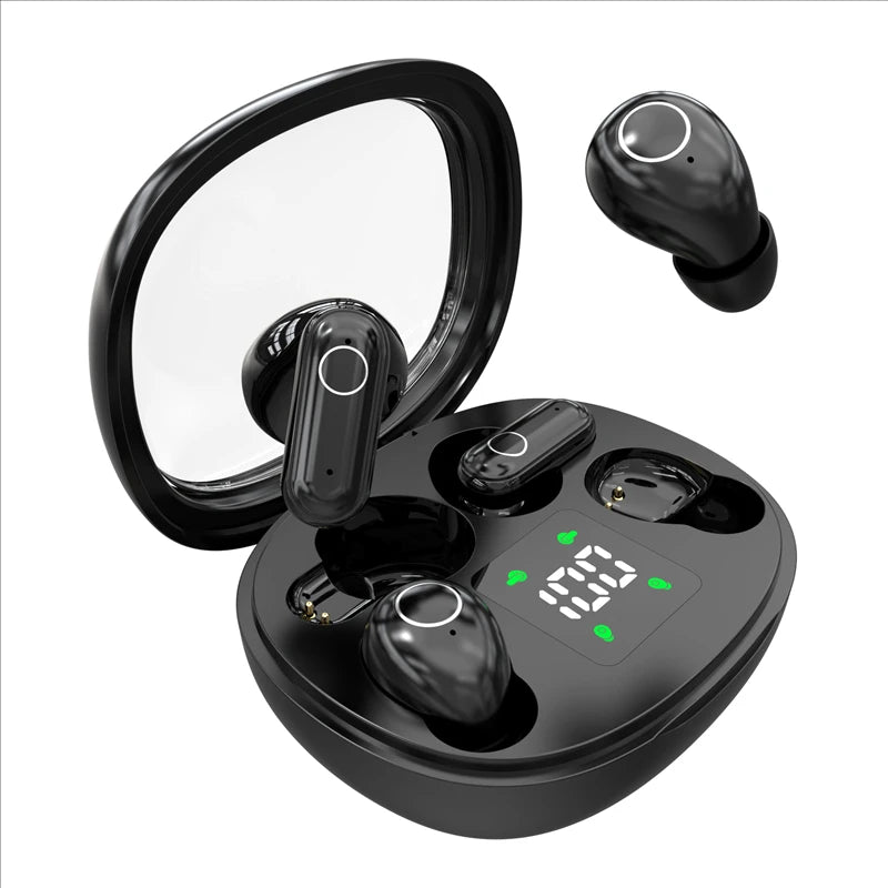 Mini Sleep Earbuds Sports Wireless Bluetooth Earphones HiFi Bass Stereo Dual Sound Quality Bluetooth Headphones Noise Reduction