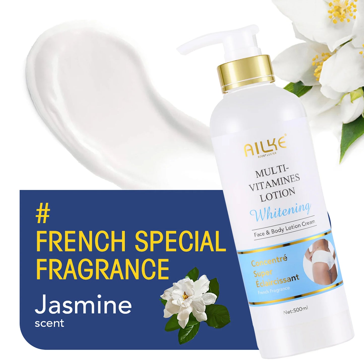 AILKE Natural Multi-Vitamin Skin Care Set, Lightening, Brightening, Nourishing, Moisturizing, Antioxidant, Remove Dark Spots