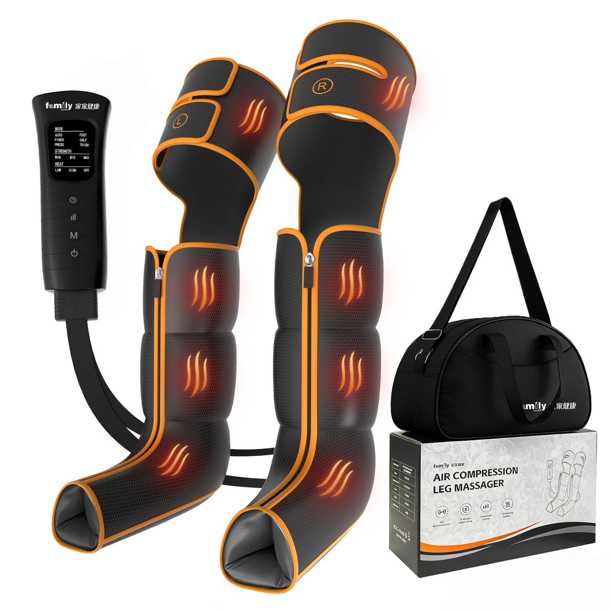 Heated Compression Leg Massager For Pain Relief And Better Circulation