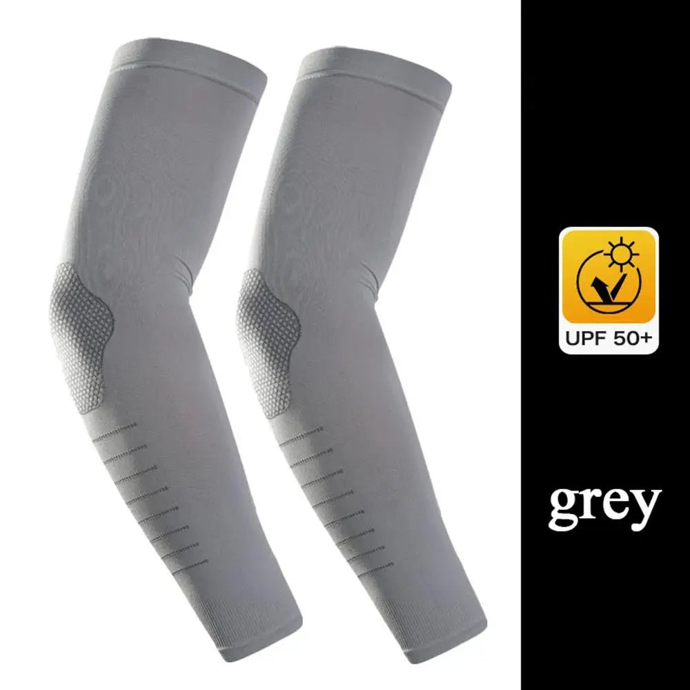 Ice Silk arm sleeves man Anti-sunburn sleeve uv protection Fingerless gloves Cycling Sports Fishing Driving Breathable Outdoor