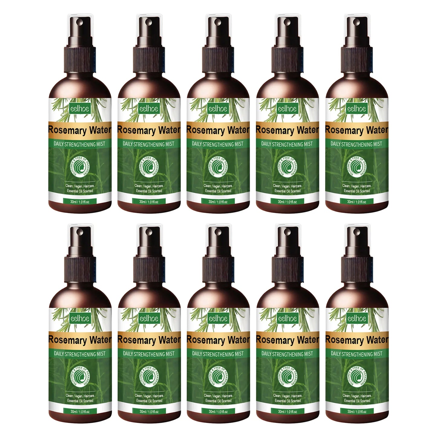 EELHOE 30ml Rosemary Hair Growth Essential Oil Pure Natural Nourishing Repair Hair Damage Strengthening Hair Root Long-term Care