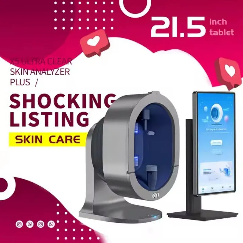 X5 Pro AI 3D Facial Analyzer For Skin Diagnosis System