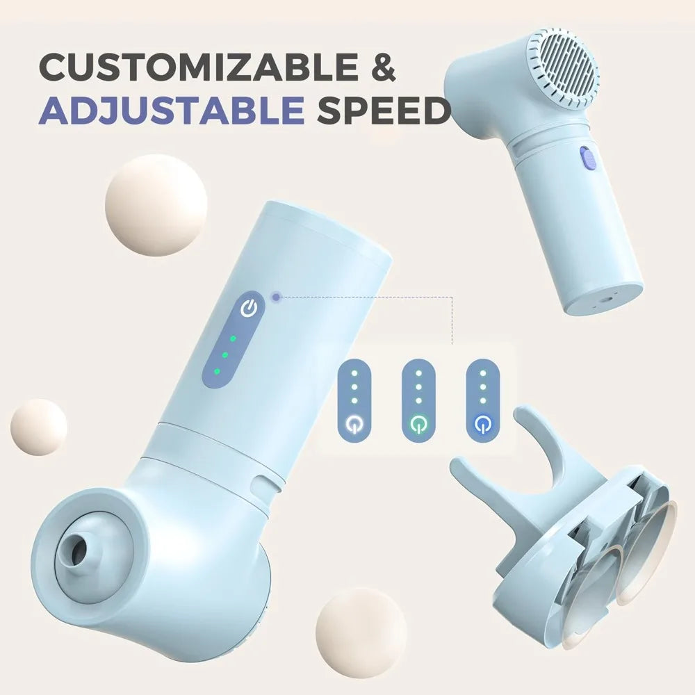 Bubble Maker/Bath Jet Mode, Cordless Portable Bathtub Accessories with 3-Level Adjustable Speed, Bathtub Jets for Home Spa