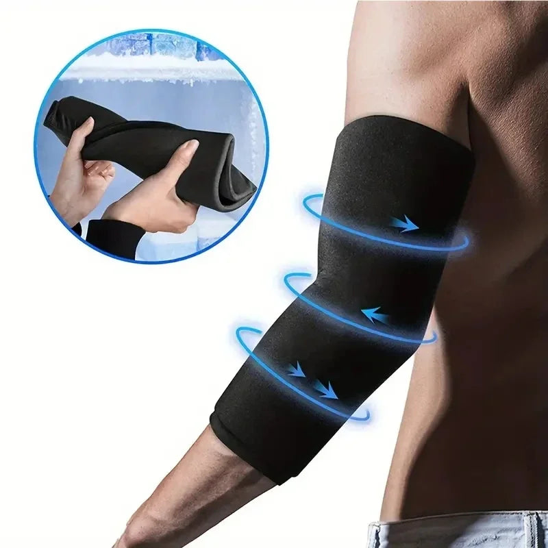 Hot & Cold Therapy Flexible Ice Packs Cold Therapy Compression Sleeve Reusable Gel Pack for Injury Cold Wrap for Knee Calf 2026