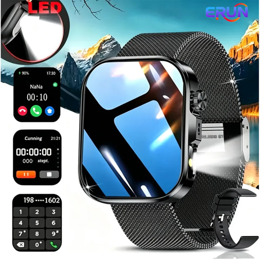 ERUN Full Touch Smartwatch With Wireless Calling And Fitness Tracking