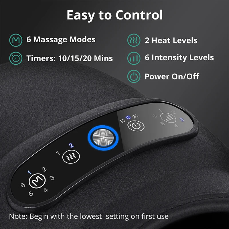 Medcursor Wireless Hand Massager With Air Compression And Acupoint Therapy