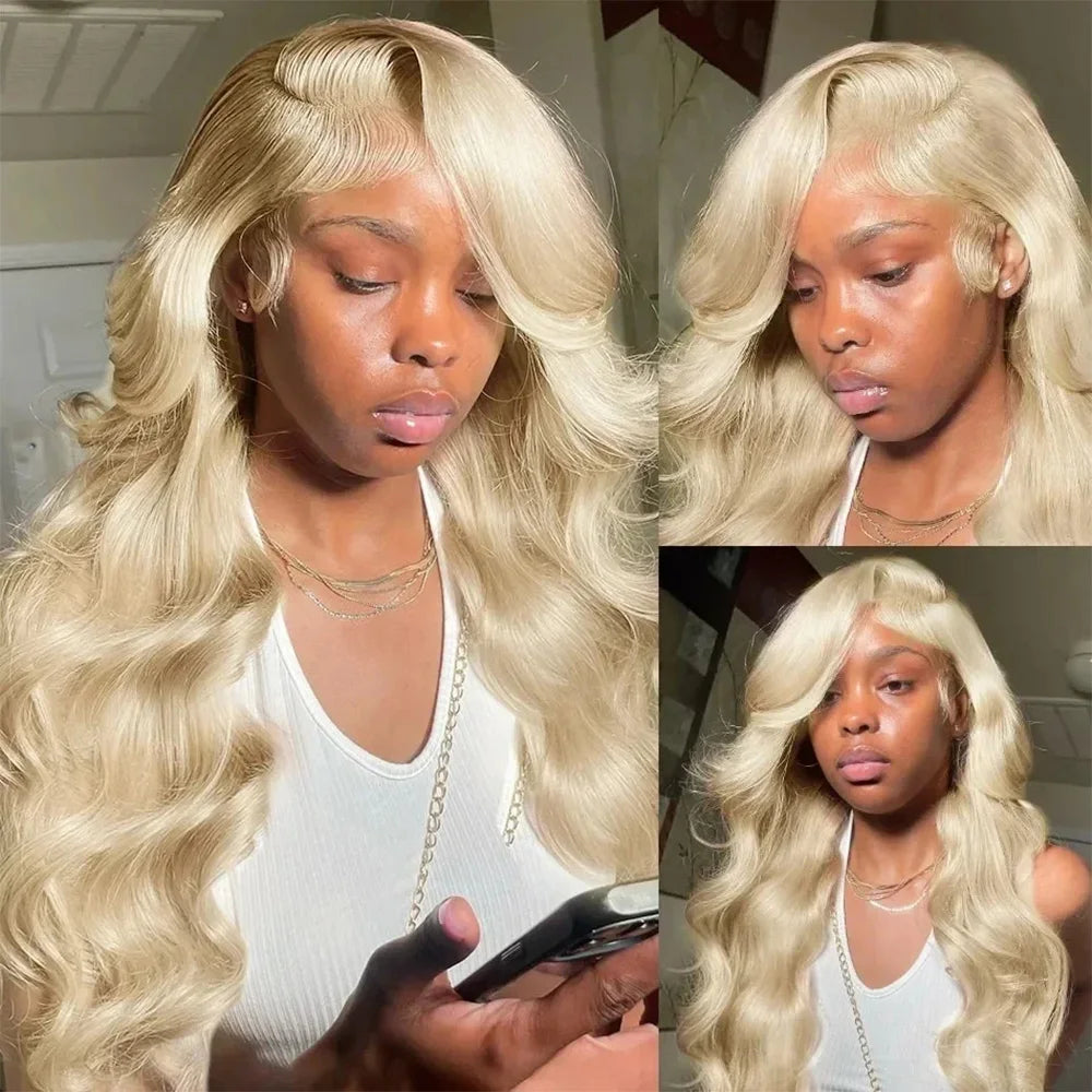 CanaryFly Brazilian Remy Body Wave HD Transparent Lace Frontal Wig