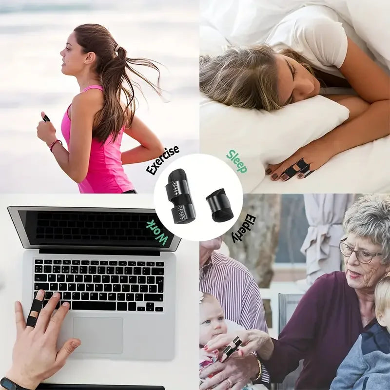 5pcs Finger Gloves Set Sports Protective Gear Finger Fixation For Men&Women For Broken Fingers/Straightening Finger/Knuckle