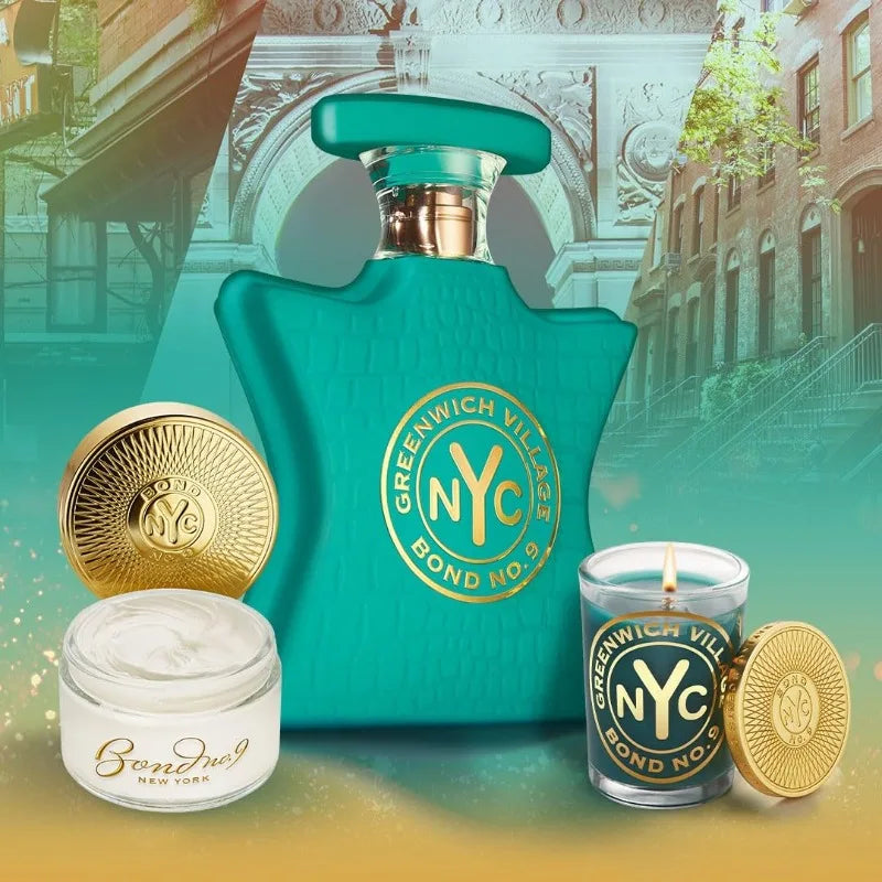 Bond No. 9 New York Greenwich Village Unisex Eau De Parfum 100ML Long Lasting Fragrance Natural Perfume Cologne Persistence