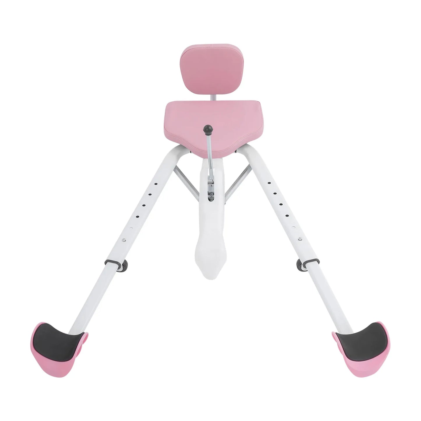 180 Degree Adjustable Folding Split Trainer with 5 Wheels - 330.69lbs Capacity Leg Stretching Machine, 6-Level Height Adjustment
