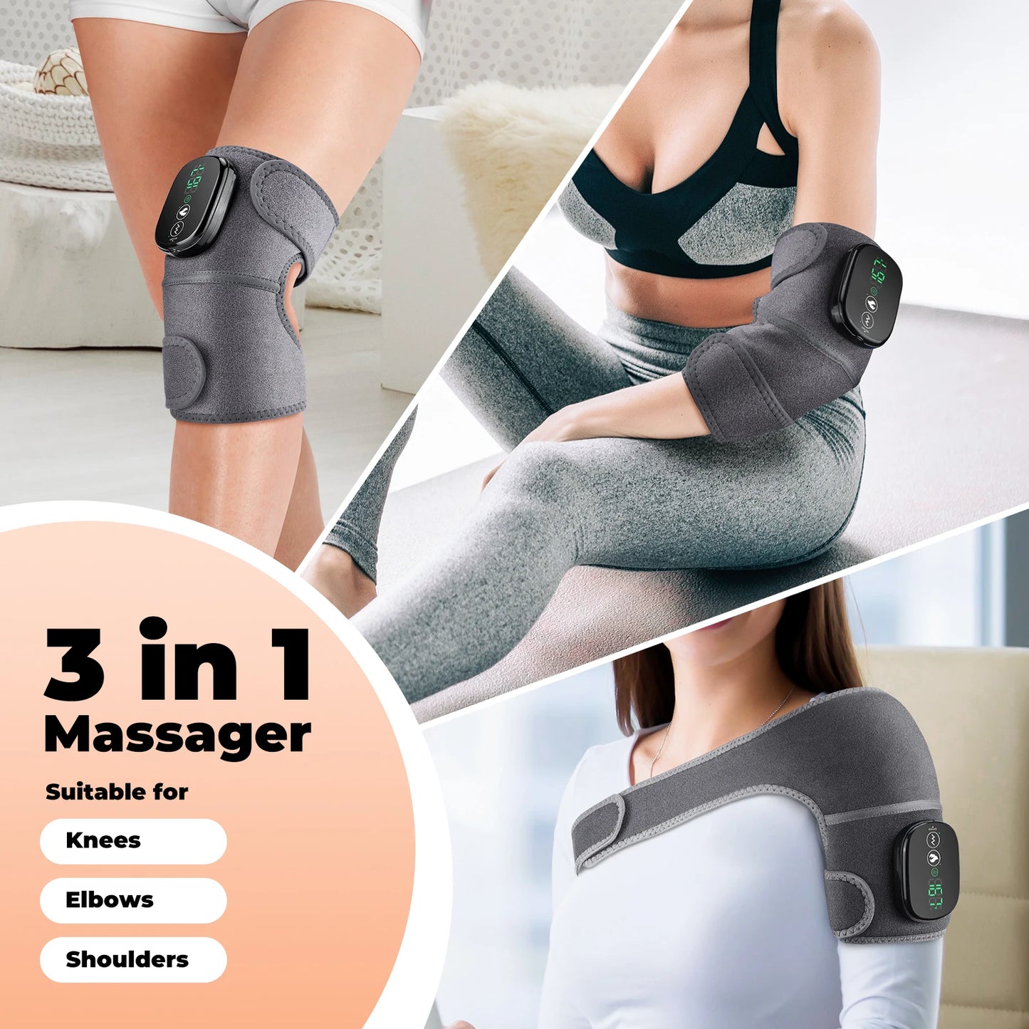 DearBeauty Electric Leg And Knee Massage With Heating And Vibration
