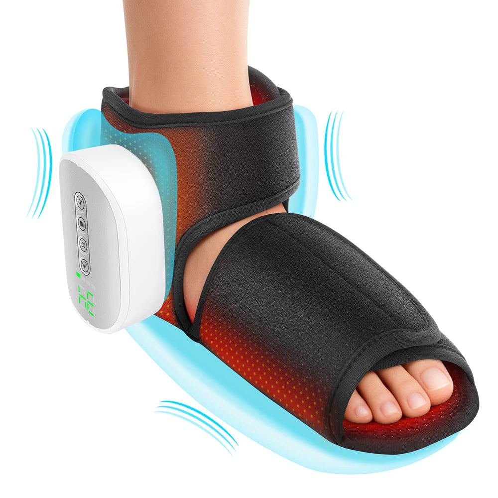 Hailicare Heated Foot And Ankle Massager With Air Compression
