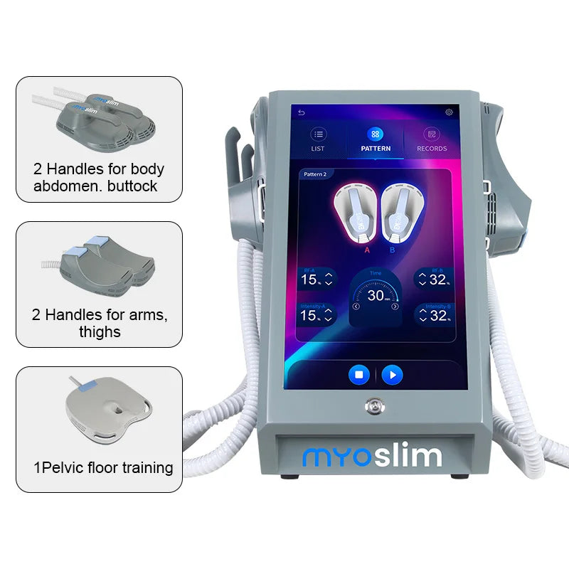 NEW 6500W EMS Neo RF Body Sculpt Machine PRO Ultra Mini Fat Burning EM Electromagnetic Muscle Stimulation Slim