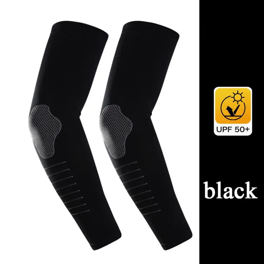 Ice Silk arm sleeves man Anti-sunburn sleeve uv protection Fingerless gloves Cycling Sports Fishing Driving Breathable Outdoor