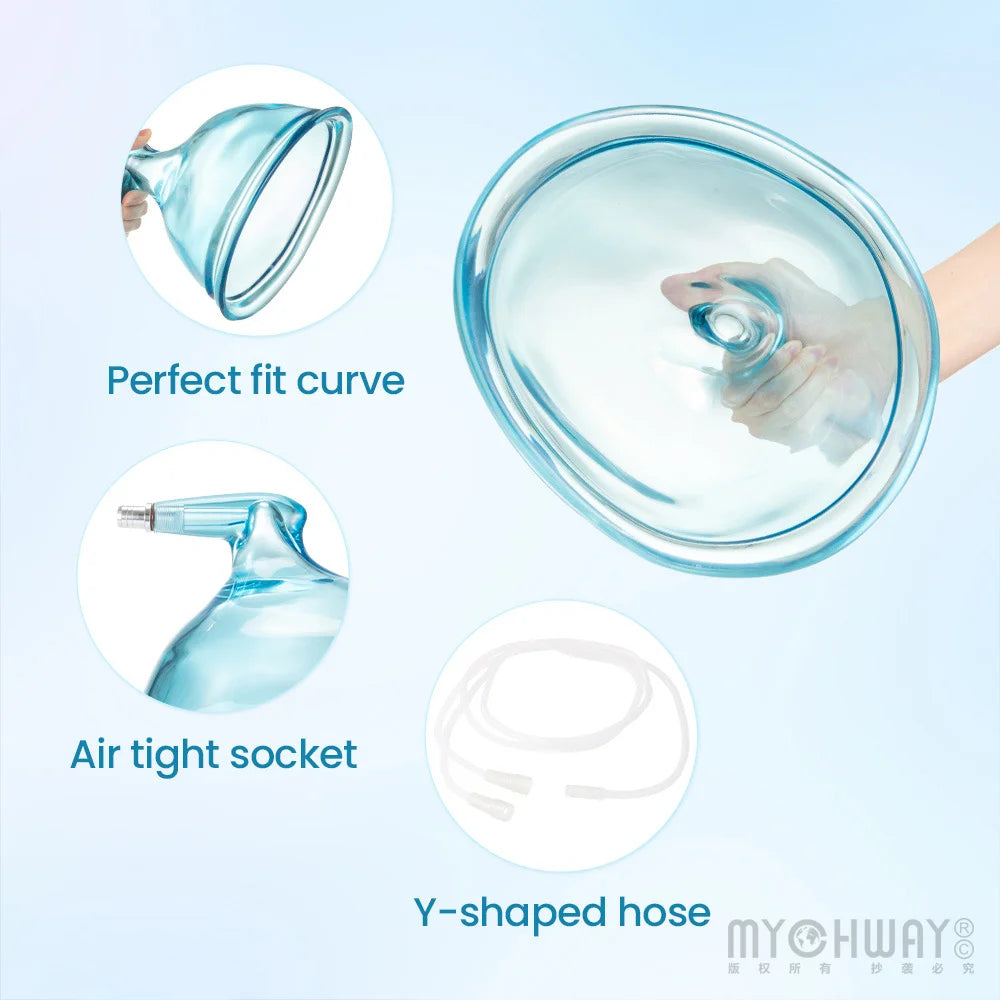 mychway Butt Lifting Machine Strong Suction 73kPa Large Vacuum Cups for Professional Use Vacuum Therapy Machine Buttocks Lifter