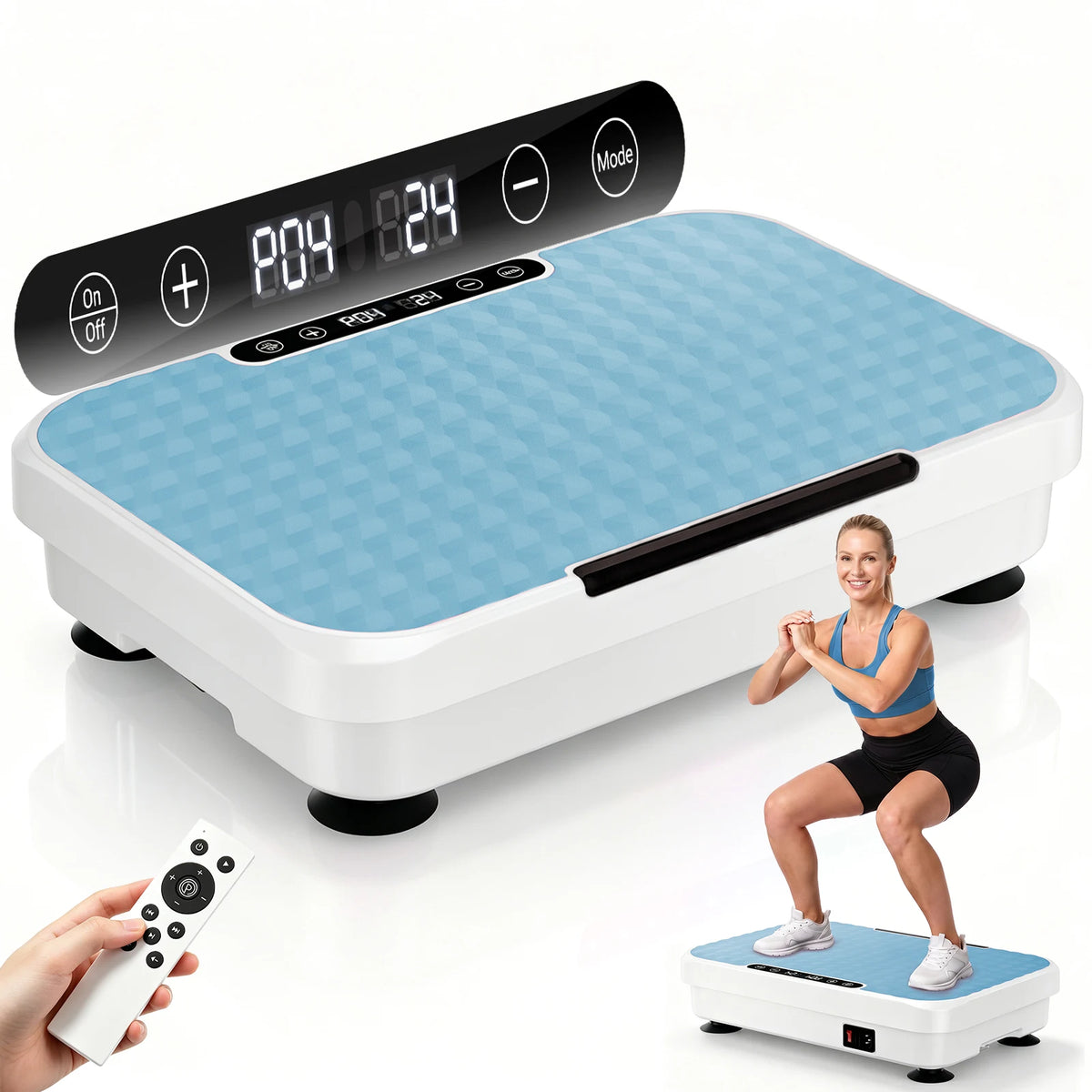 Vibration Plate Trainer With Bluetooth Music And LED Ambient Lights