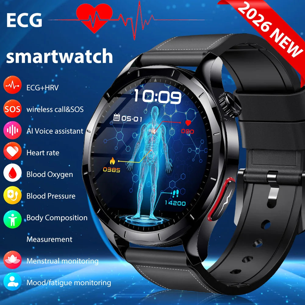 Marsyu ECG PPG Health Tracking Smartwatch With Heart Rate Monitor