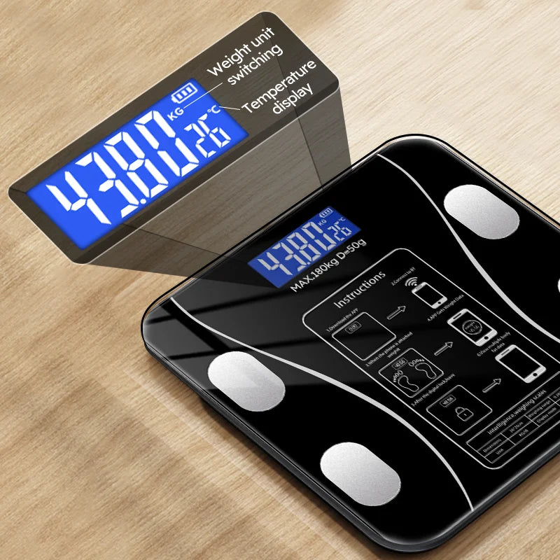 Weight Scale LED Special Electronic Body Fat Scale Professional Fat Smart Body Fat Scale for Weight Measurement Health Inquiry