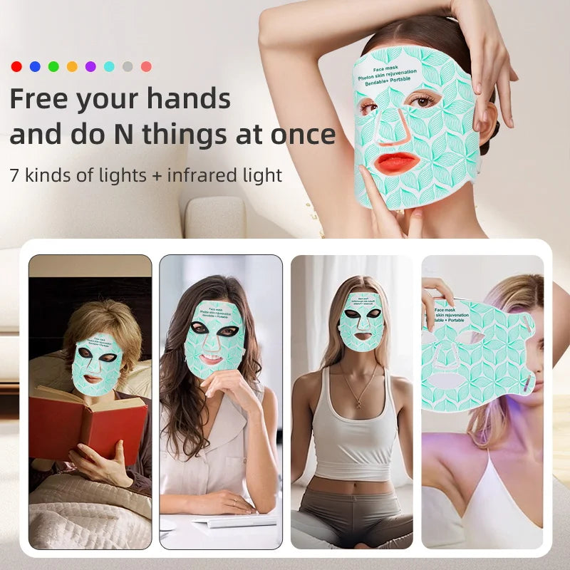 UBilli Near Infrared LED Therapy Face Mask for Skin Rejuvenation