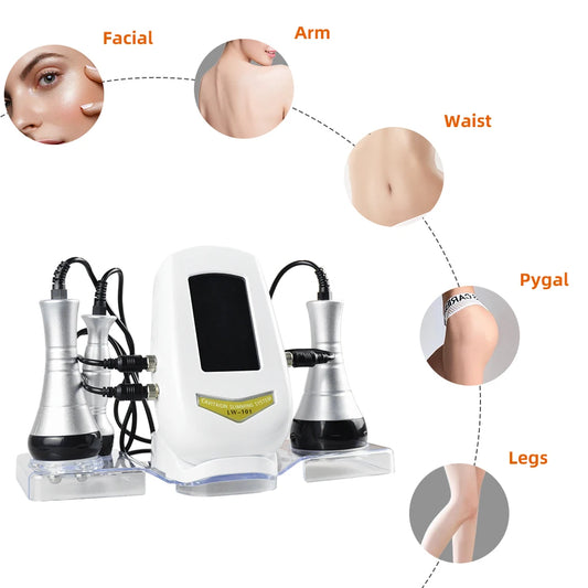 MISSHEARTH 3 In 1 Beauty Body Slimming Massager Cavitation Machine