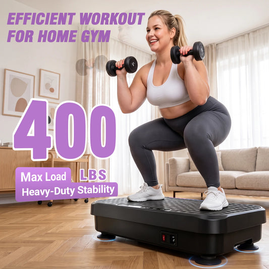 Vibration Plate Trainer With Bluetooth Music And LED Ambient Lights
