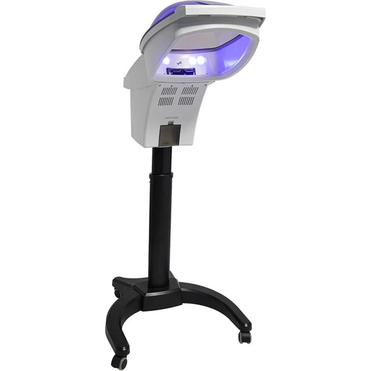 7 Light Standing Hair Steamer, 700W O3 Ozone Micro Mist Hair Hairdressing Color Processor Oil Treatment for Spa and Home